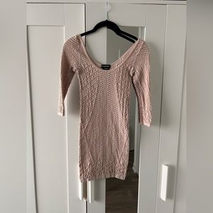 Bebe Dress in Rose Smoke
